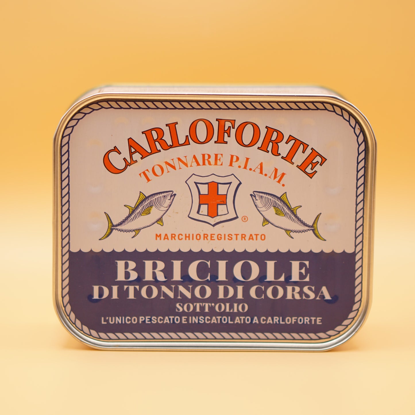 Briciole di tonno di corsa sott'olio - Carloforte Tonnare - 350 g