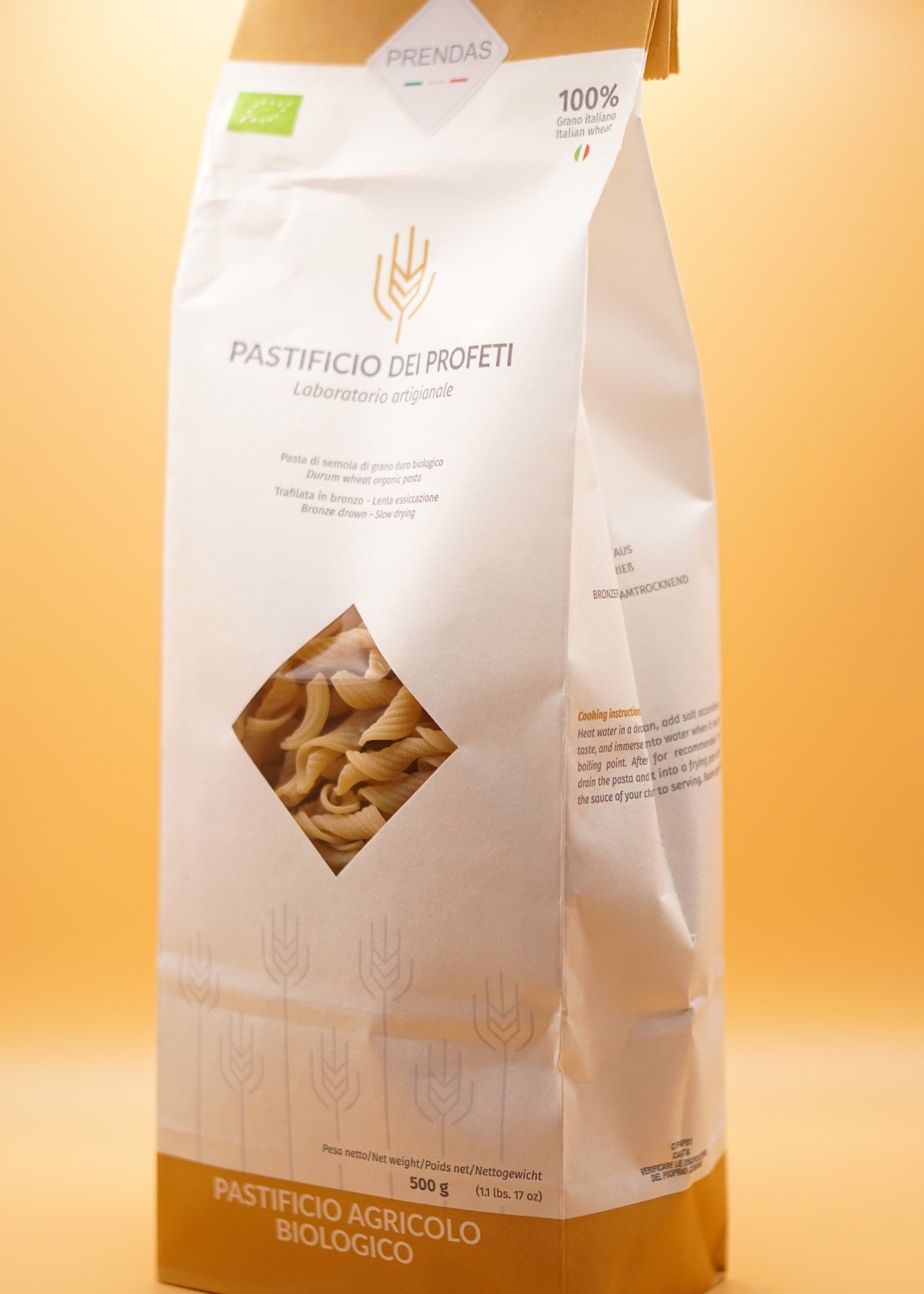 Prendas di semola di grano duro biologico - 500g