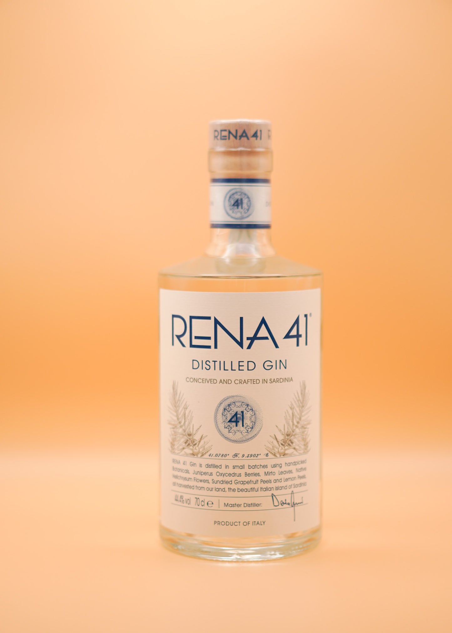 RENA 41 DISTILLED GIN, 44,4% VOL.