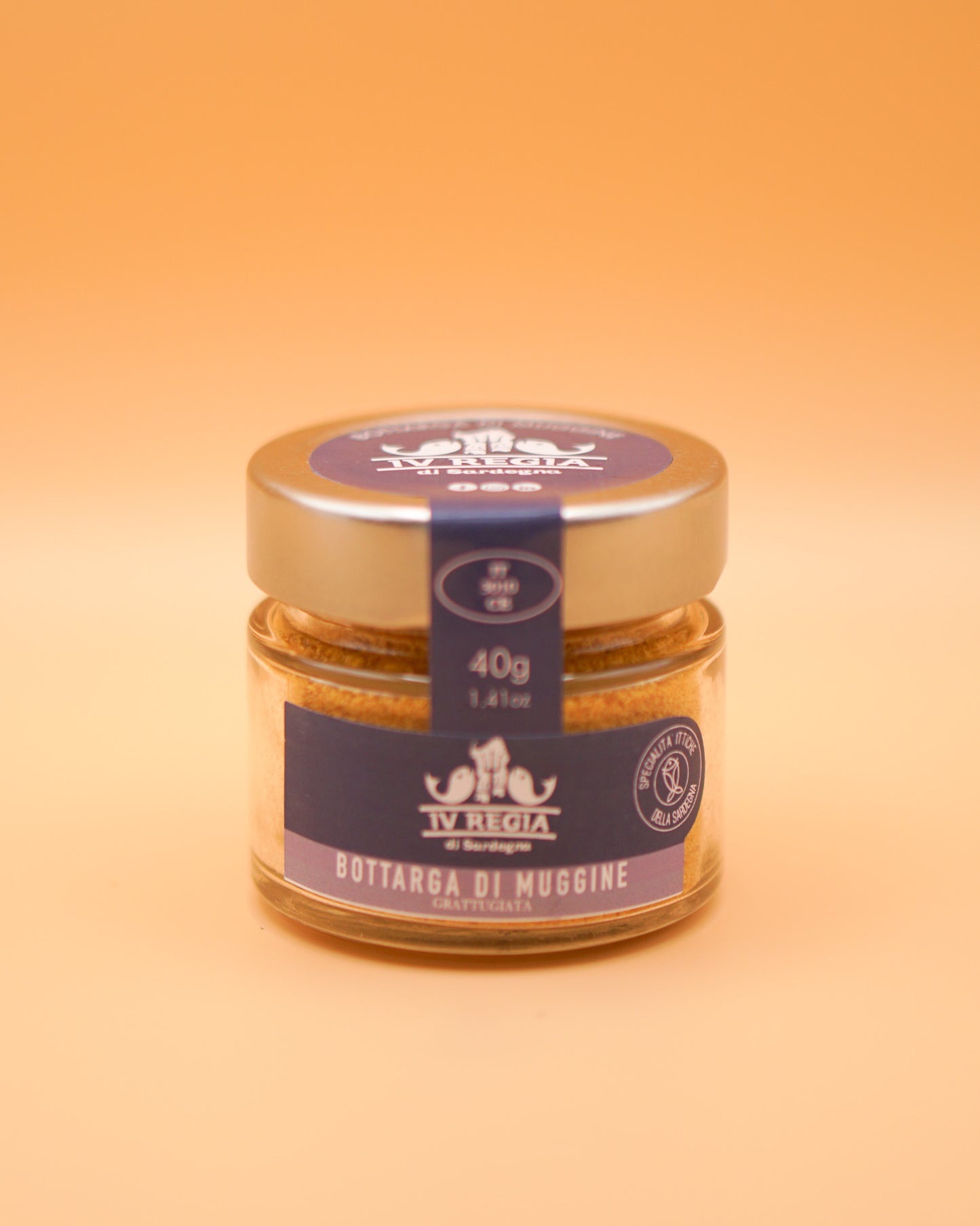 Bottarga di Muggine grattugiata 40 g - IV Regia di Sardegna