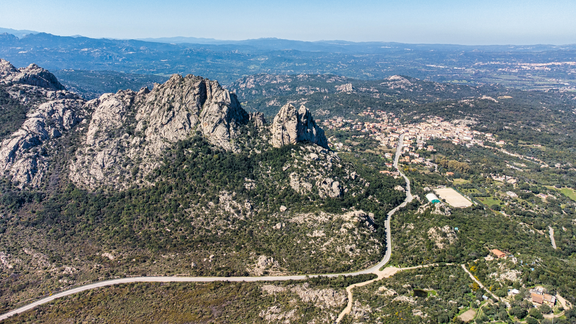 san pantaleo vista dal drone